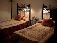 Twin with city view, and private facilities (bath)